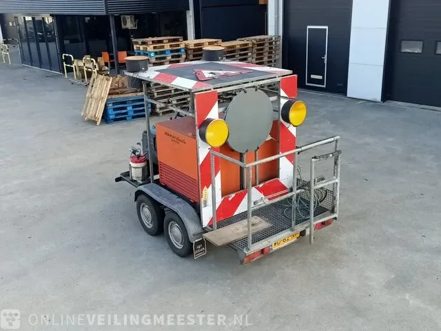 Hogedrukreiniger aanhanger hapert, k200 met generator maka powerpac - afbeelding 2 van  29