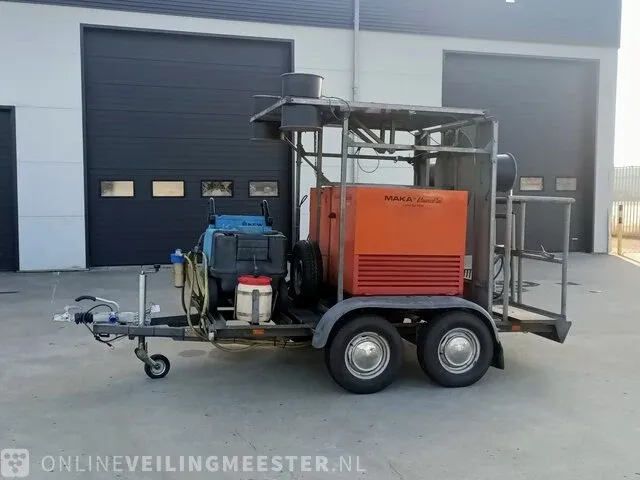 Hogedrukreiniger aanhanger hapert, k200 met generator maka powerpac - afbeelding 4 van  29