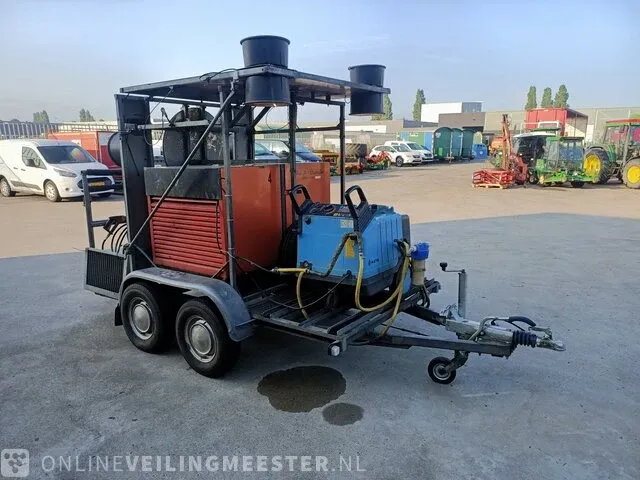 Hogedrukreiniger aanhanger hapert, k200 met generator maka powerpac - afbeelding 8 van  29