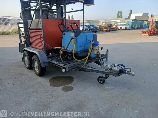 Hogedrukreiniger aanhanger hapert, k200 met generator maka powerpac - afbeelding 9 van  29