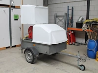 Hogedrukreiniger dibo jmb-s 200/18 t op aanhanger saris xlg speedy. vermoedelijk bouwjaar 2008. afgelezen d...