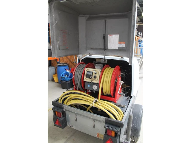 Hogedrukreiniger dibo jmb-s 200/18 t op aanhanger saris xlg speedy. vermoedelijk bouwjaar 2008. afgelezen d... - afbeelding 2 van  8