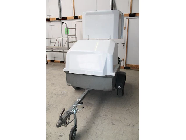 Hogedrukreiniger dibo jmb-s 200/18 t op aanhanger saris xlg speedy. vermoedelijk bouwjaar 2008. afgelezen d... - afbeelding 8 van  8