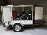 Hogedrukreiniger dibo jmb-s 200bar 18 liter 12,5kw op aanhanger hapert met kenteken 91-wj-tr en diverse spu...