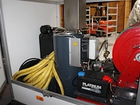 Hogedrukreiniger dibo jmb-s 200bar 18 liter 12,5kw op aanhanger hapert met kenteken 91-wj-tr en diverse spu... - afbeelding 6 van  7