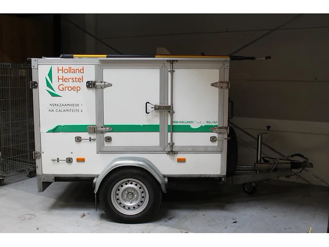 Hogedrukreiniger dibo jmb-s 200bar 18 liter 12,5kw op aanhanger hapert met kenteken 91-wj-tr en diverse spu... - afbeelding 7 van  7