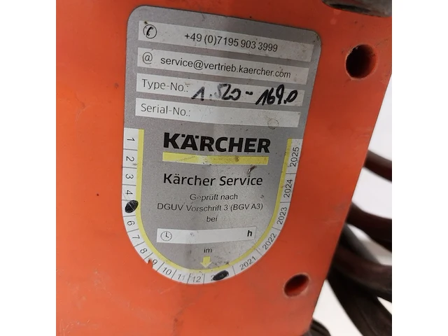 Hogedrukreiniger koud - 130bar - 230v kärcher, hd6/13c+, bouwjaar 2018 - afbeelding 6 van  6