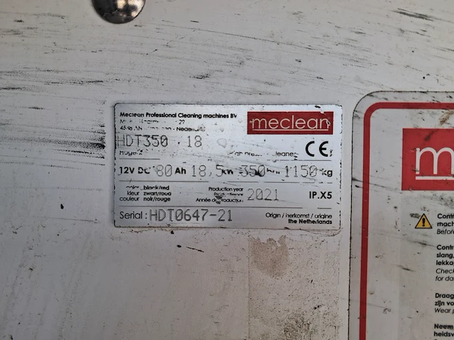 Hogedruktrailer meclean, hdt 350/18, 2021 - afbeelding 26 van  38