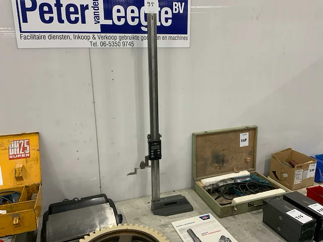 Hogetex 1000mm digitale hoogtemeter - afbeelding 1 van  4