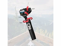 Hohem isteadypro 3 spatwaterdichte handheld 3assige gimbalstabilisator voor djigopro yisj camactiecamera's zwart - afbeelding 3 van  4