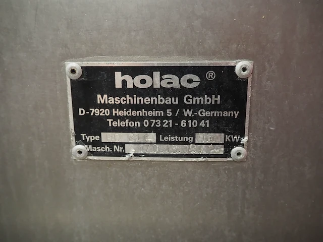 Holac maschinenbau gmbh - afbeelding 4 van  13