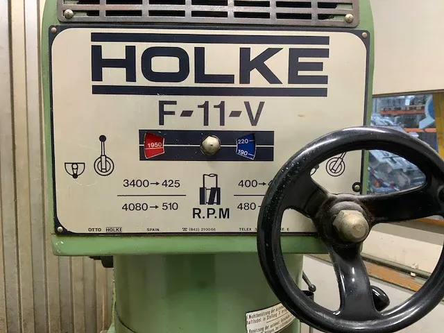 Holke f-11-v freesmachine - afbeelding 9 van  14