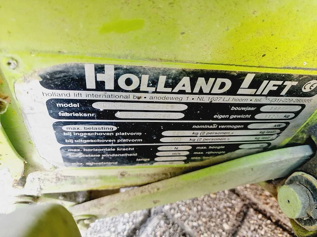 Holland lift - 1998 - ministar z-45el8 - hoogwerker - afbeelding 2 van  15