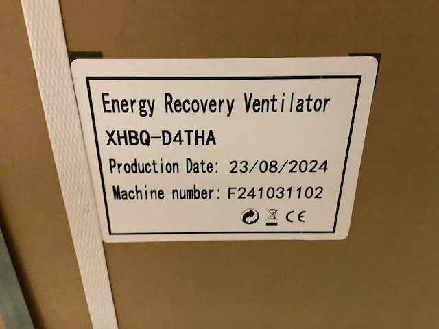 Holtrop xhbq-d4tha energieterugwinningsventilator - afbeelding 2 van  2