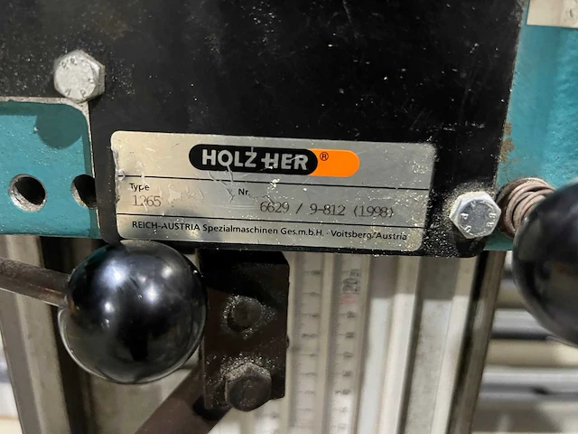 Holz-her - 1998 - 1265 supercut 3300x1925 - verticale platenzaag - afbeelding 7 van  8