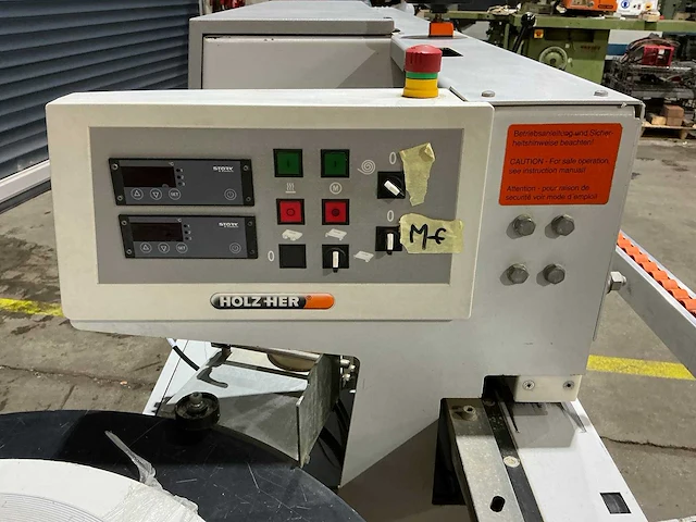 Holz-her - 2007 - uno 1303 - kantaanlijmmachine - afbeelding 22 van  24