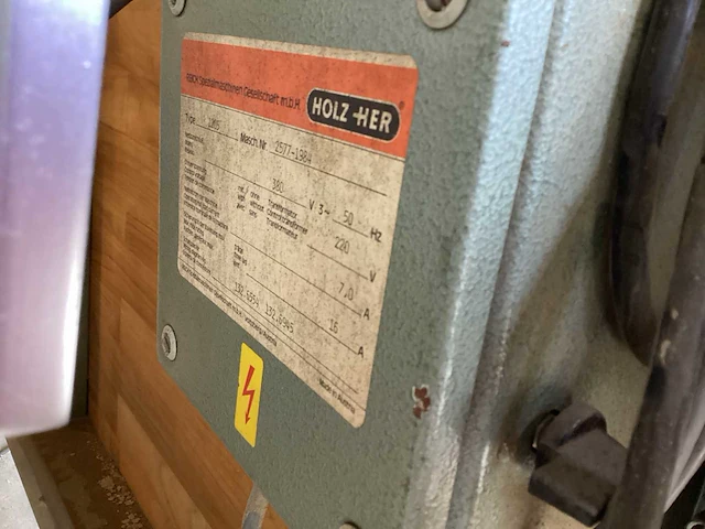 Holz her 1205 wandzaagmachine met spero afzuiging - afbeelding 9 van  12