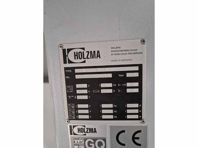Holzma - 2001 - optimat hpp 82/43/43 - platen opdeelzaagmachine - afbeelding 2 van  10