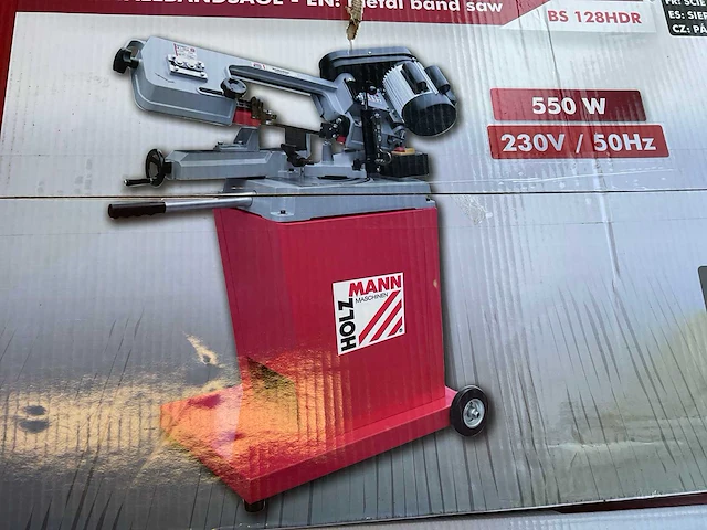 Holzmann bs128hdr metaalbandzaag - afbeelding 1 van  3