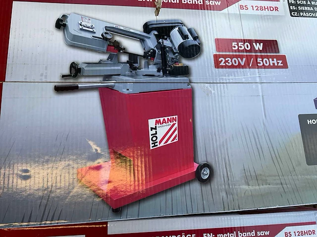 Holzmann bs128hdr metaalbandzaag - afbeelding 1 van  2