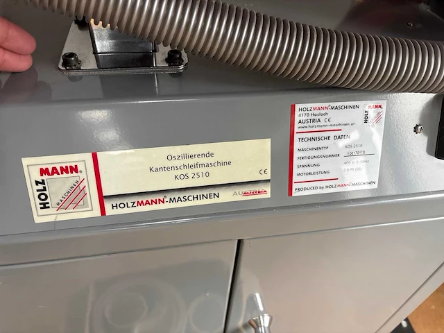 Holzmann kos 2510 bandschuurmachine - afbeelding 9 van  10