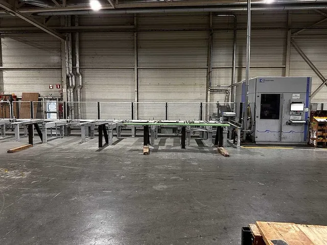 Homag/ weinman - wbz 160/12 profiline - afkortcirkelzaagmachine - 2010 - afbeelding 4 van  18