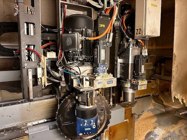 Homag/ weinman - wbz 160/12 profiline - afkortcirkelzaagmachine - 2010 - afbeelding 5 van  18
