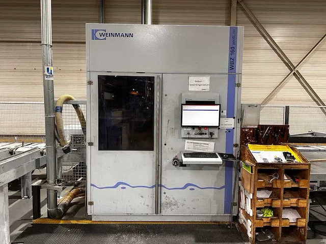 Homag/ weinman - wbz 160/12 profiline - afkortcirkelzaagmachine - 2010 - afbeelding 12 van  18