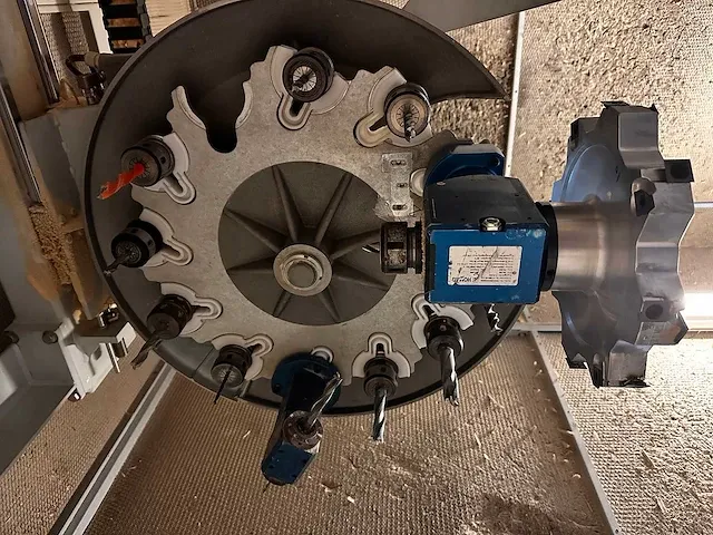 Homag/ weinman - wbz 160/12 profiline - afkortcirkelzaagmachine - 2010 - afbeelding 18 van  18