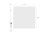 Hombli slimme infrarood paneelverwarming radiator 350 watt smart app wit - afbeelding 1 van  5