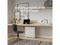 Hombli slimme infrarood paneelverwarming radiator 350 watt smart app wit - afbeelding 3 van  5