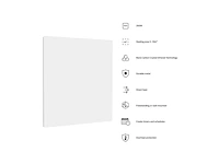Hombli slimme infrarood paneelverwarming radiator 350 watt smart app wit - afbeelding 4 van  5