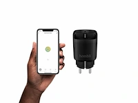 Hombli slimme stekker 220v wifi timerfunctie bediening via hombli app energieklasse a+ zwart 1 stuks - afbeelding 3 van  4