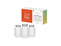 Hombli smart radiator thermostat expansion pack slimme radiatorknop bediening via app spraakbesturing met google alexa en siri - afbeelding 1 van  3
