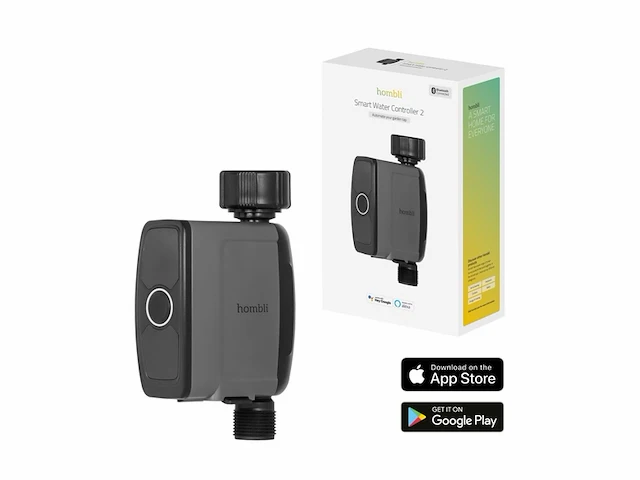 Hombli water controller v2 slim irrigatiesysteem smartphone bediening timers scenario`s schema`s stembesturing bluetooth verbinding - afbeelding 2 van  3