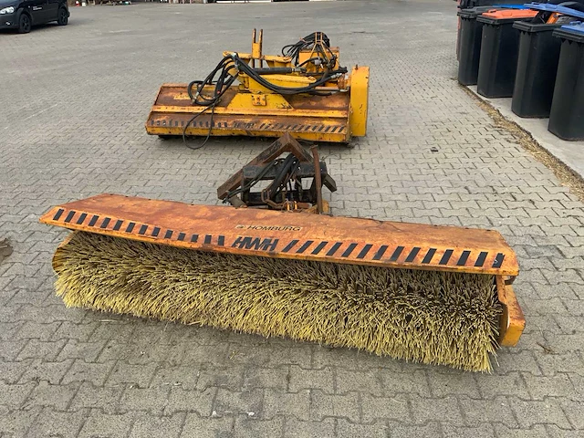 Homburg bermenset ht2 hydrauliek pomp met klepelmaaier en borstel - afbeelding 1 van  18