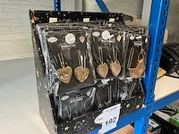 Home accent metalen hangers (60x) - afbeelding 3 van  5