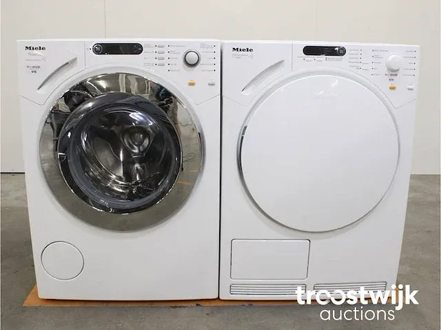 Homecare wasmachine & miele t 7744 c softcare system droger - afbeelding 1 van  8