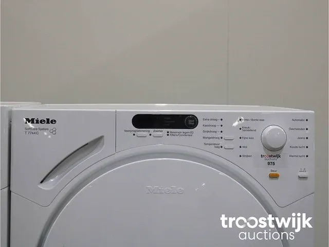 Homecare wasmachine & miele t 7744 c softcare system droger - afbeelding 6 van  8