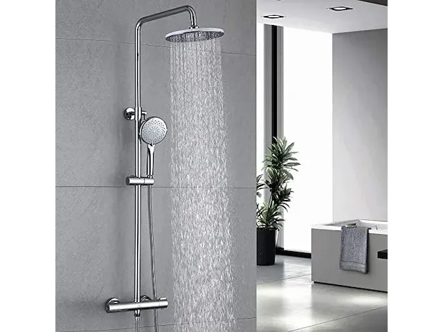 Homelody thermostaat douchesysteem chroom - afbeelding 1 van  6