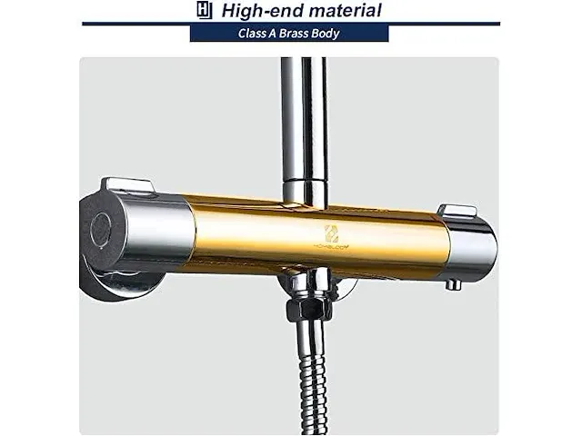 Homelody thermostaat douchesysteem chroom - afbeelding 5 van  6