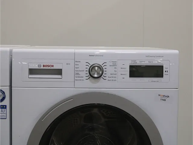 Homeprofessional wasmachine & bosch homeprofessional selfcleaning condenser a++ droger - afbeelding 6 van  8