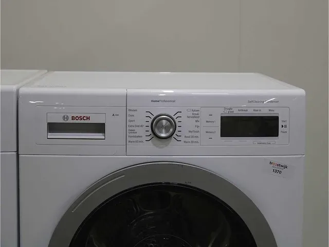 Homeprofessional wasmachine & bosch homeprofessional selfcleaning condenser a++ droger - afbeelding 6 van  8