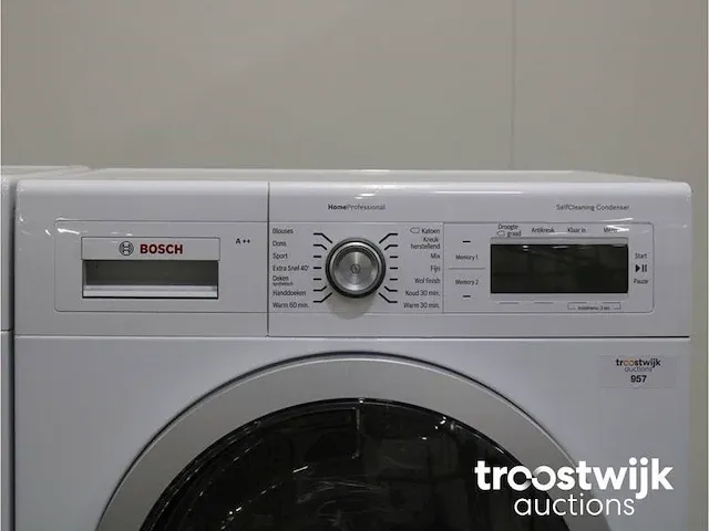Homeprofessional wasmachine & bosch homeprofessional selfcleaning condenser a++ droger - afbeelding 6 van  8