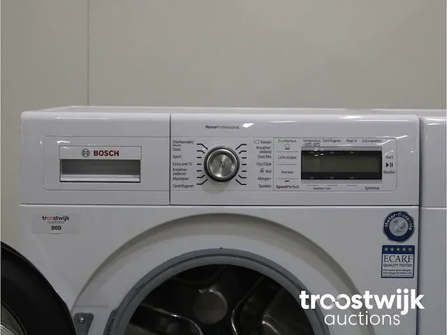 Homeprofessional wasmachine & bosch homeprofessional selfcleaning condenser a++ droger - afbeelding 3 van  8
