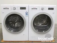 Homeprofessional wasmachine & bosch homeprofessional selfcleaning condenser a++ droger - afbeelding 1 van  8