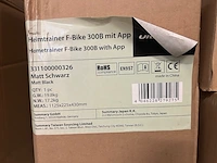 Hometrainer f-bike 300b met app ultrasport, 331100000326, mat zwart - afbeelding 3 van  4
