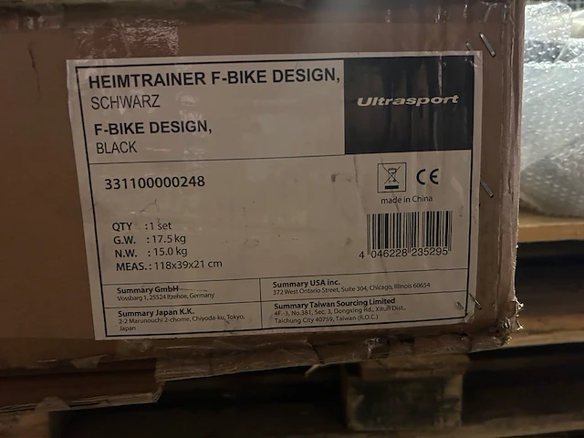 Hometrainer f-bike ultrasport, 331100000248 - afbeelding 3 van  3