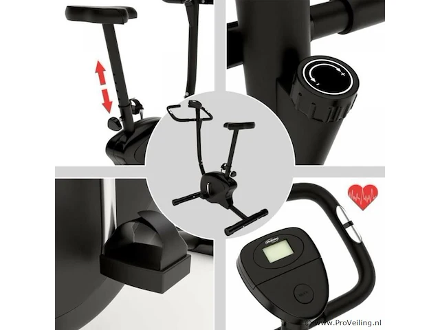 Hometrainer / speedbike 6 standen incl. lcd display - afbeelding 6 van  11