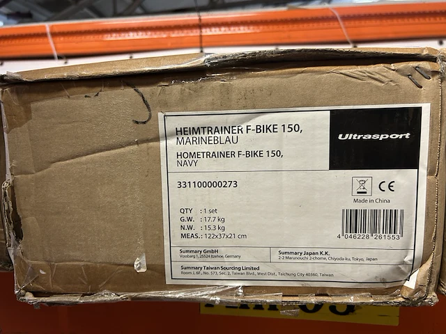 Hometrainer ultrasport, f-bike - afbeelding 3 van  5